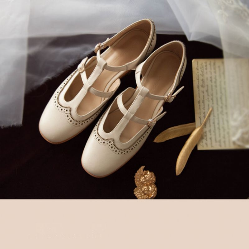 Chaussures Mary Jane Vintage Brock À Bride En T