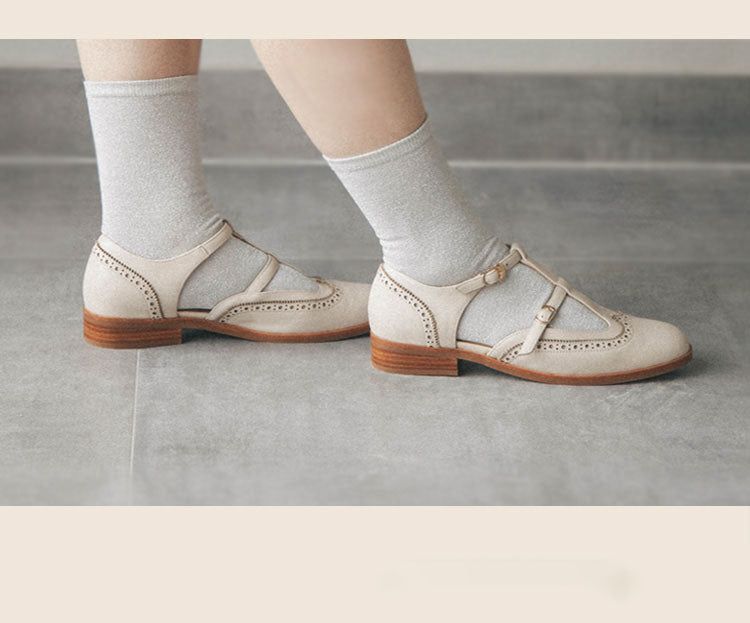 Chaussures Mary Jane Vintage Brock À Bride En T