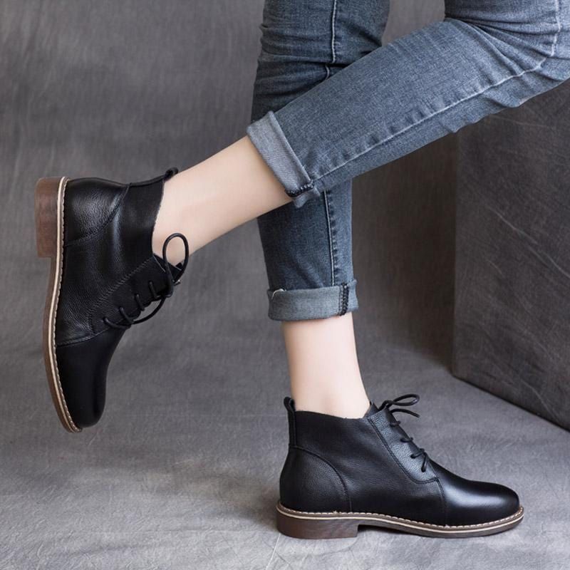 Belles Bottes Britanniques Rétro Pour Femmes | Chaussures Cadeaux