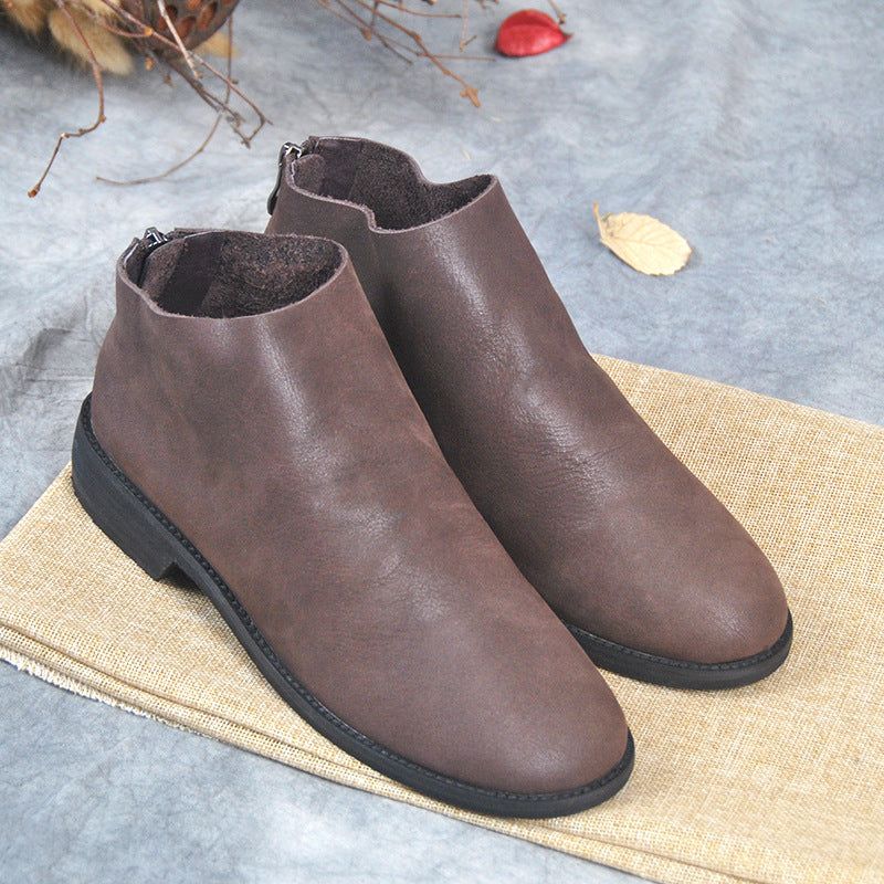 Bottes Décontractées Simples En Velours Chelsea | Chaussures Cadeaux