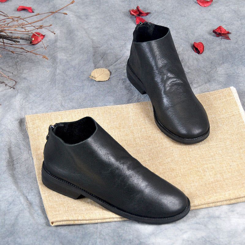 Bottes Décontractées Simples En Velours Chelsea | Chaussures Cadeaux