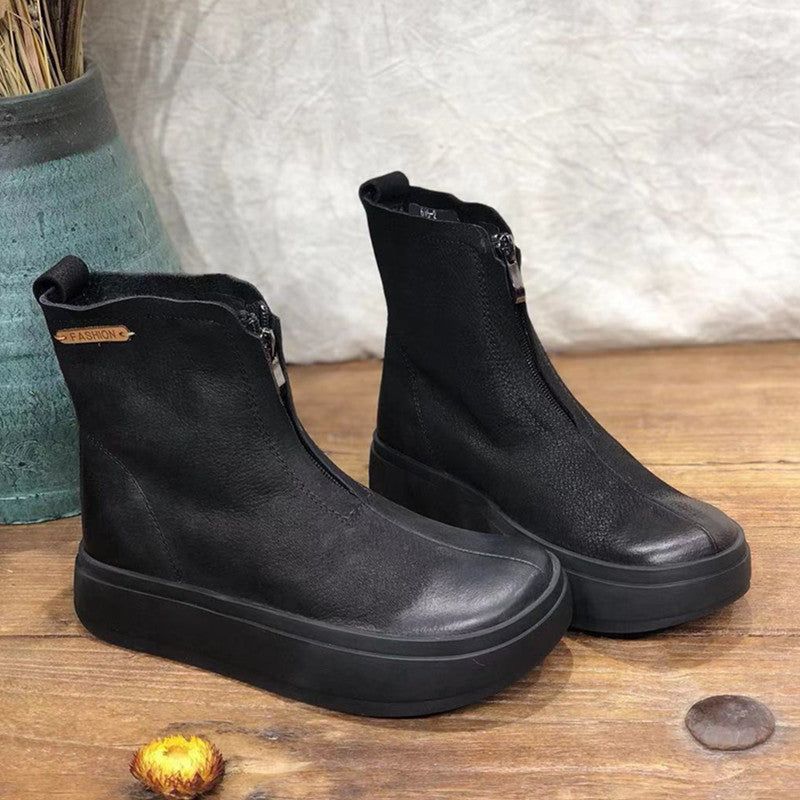 Bottes Décontractées En Velours À Plateforme Pour Femmes | Chaussures Cadeaux