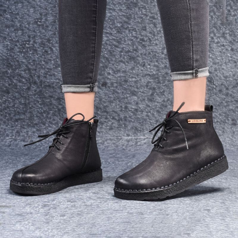 Bottes Pour Femmes À Fond Souple Rétro Faites À La Main | Chaussures Cadeaux