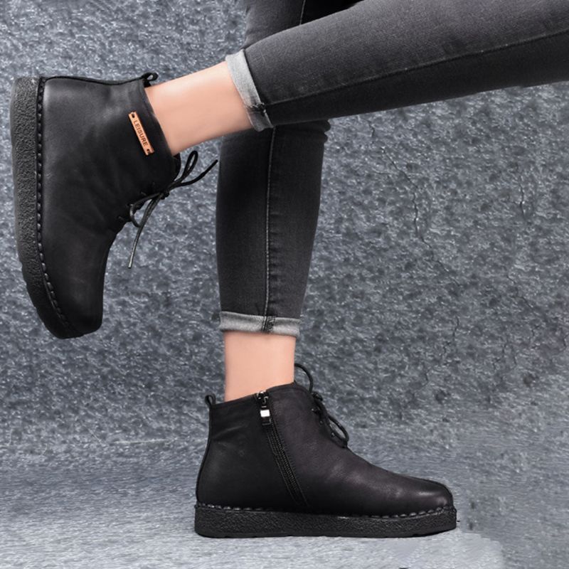 Bottes Pour Femmes À Fond Souple Rétro Faites À La Main | Chaussures Cadeaux