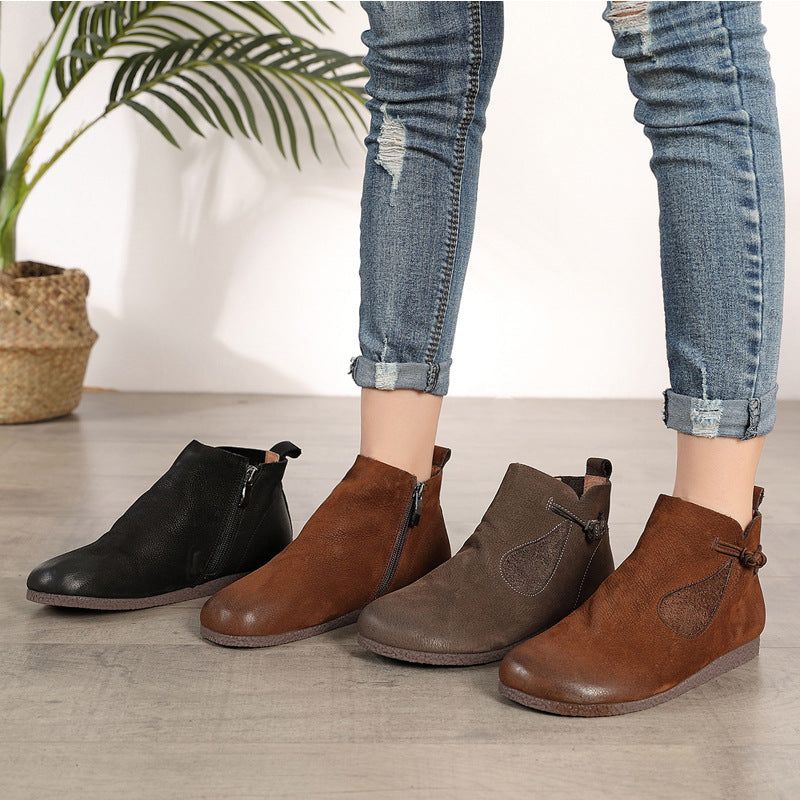 Bottes À Fond Souple Rétro D'automne | Chaussures Cadeaux