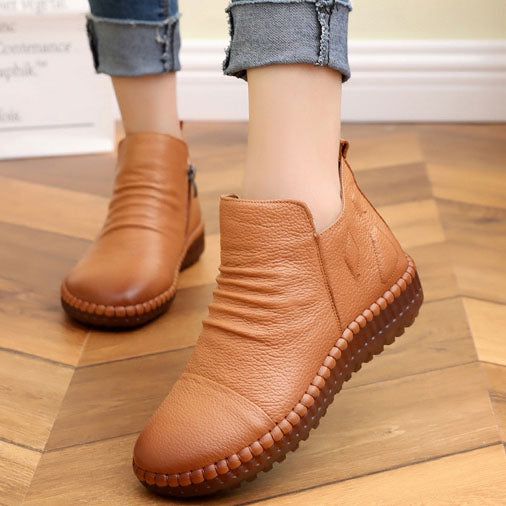 Bottes D'hiver Confortables En Velours | Chaussures Cadeaux | 35-42