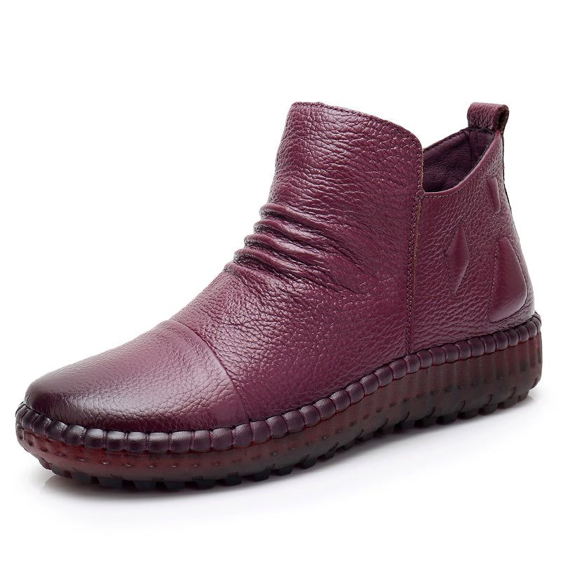 Bottes D'hiver Confortables En Velours | Chaussures Cadeaux | 35-42