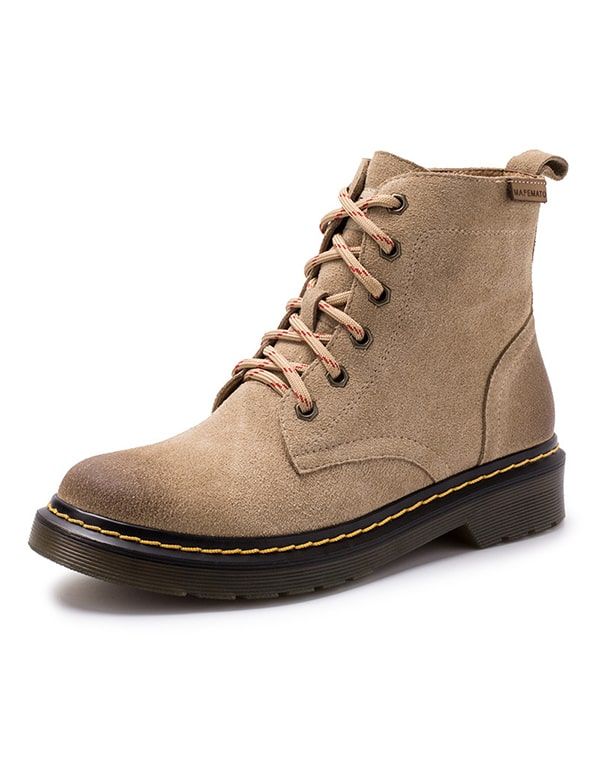 Bottes D'hiver En Daim Dr. Marten Pour Femmes