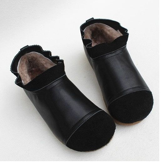 Bottes D'hiver Épaisses En Coton Rétro | Chaussures Cadeaux | 35-41