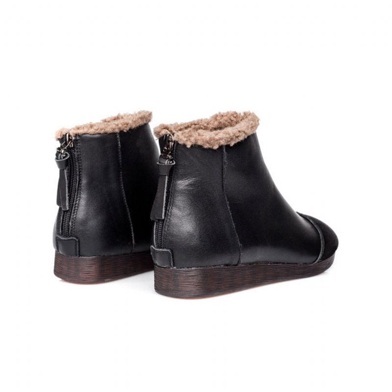 Bottes D'hiver En Peluche Rétro Pour Femmes | Chaussures Cadeaux