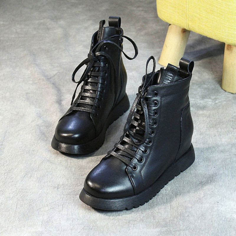 Bottes Imperméables À Plateforme À Lacets | Chaussures Cadeaux