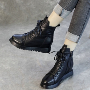 Bottes Imperméables À Plateforme À Lacets | Chaussures Cadeaux