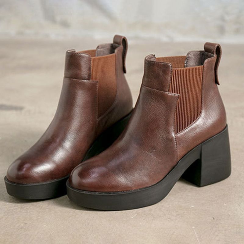 Bottes Imperméables À Plateforme Rétro | Chaussures Cadeaux