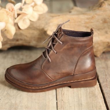 Bottes Martin En Cuir Décontractées | Chaussures Cadeaux