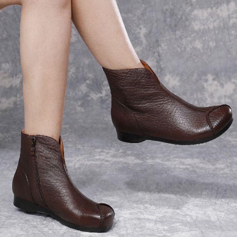 Bottes Rétro Confortables En Velours | Chaussures Cadeaux