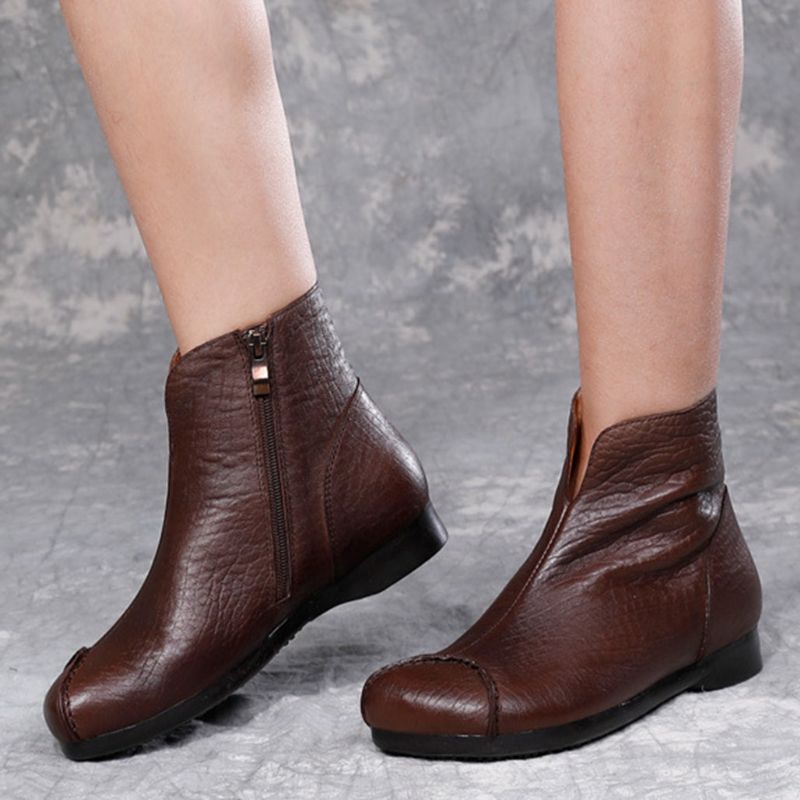 Bottes Rétro Confortables En Velours | Chaussures Cadeaux