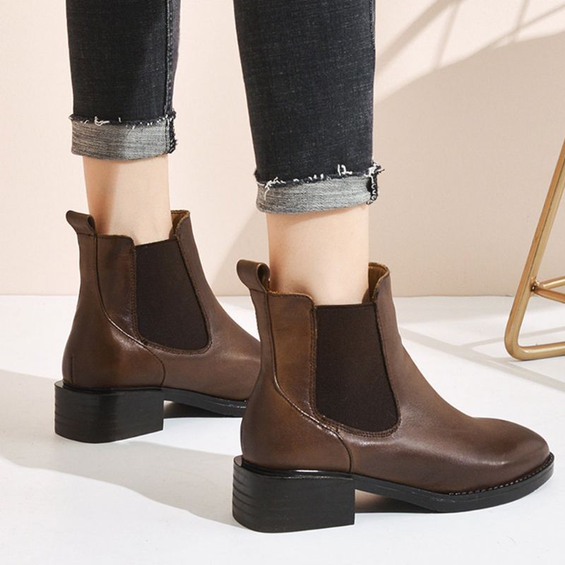 Bottes Simples À La Mode Chelsea | Chaussures Cadeaux