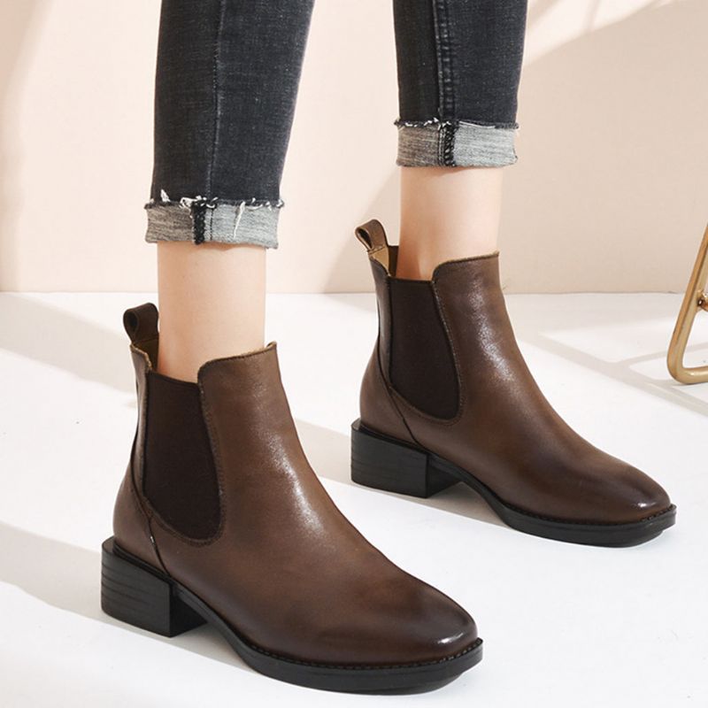 Bottes Simples À La Mode Chelsea | Chaussures Cadeaux