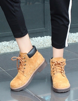 Bottes Timberland Pour Femmes En Cuir Rétro