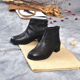 Bottines Courtes Velours Noir Petit Talon 34-41 | Chaussures Cadeaux