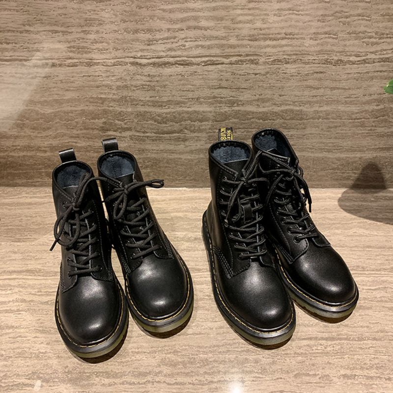 British Style Velvet Martre Boots Noir | 35-43