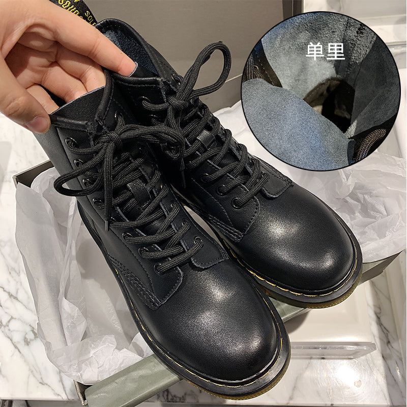 British Style Velvet Martre Boots Noir | 35-43