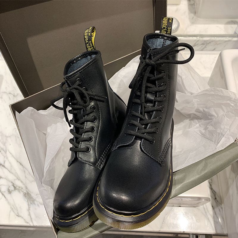 British Style Velvet Martre Boots Noir | 35-43