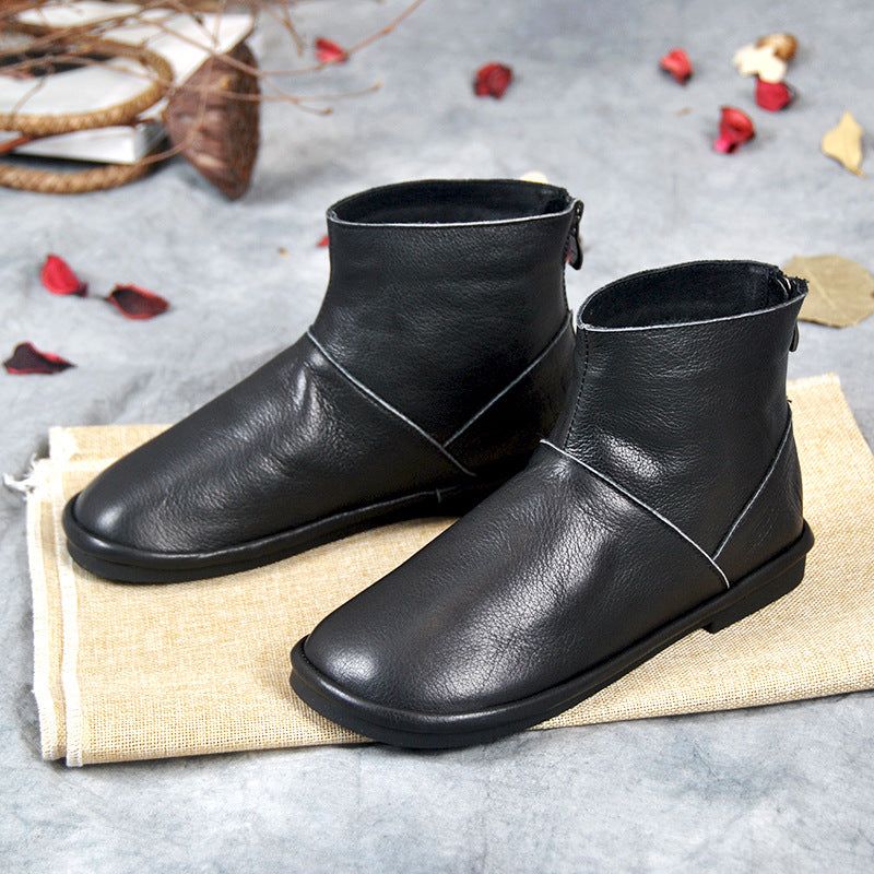 Retro Velvet Chelsea Boots-noir | Chaussures Cadeaux