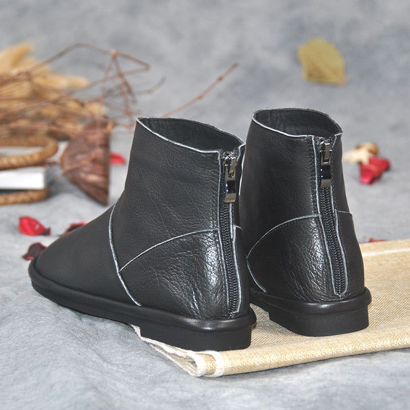 Retro Velvet Chelsea Boots-noir | Chaussures Cadeaux