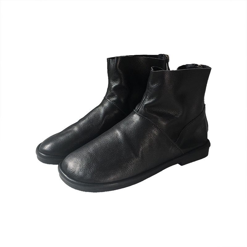 Retro Velvet Chelsea Boots-noir | Chaussures Cadeaux