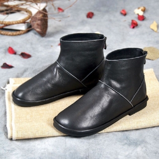 Retro Velvet Chelsea Boots-noir | Chaussures Cadeaux