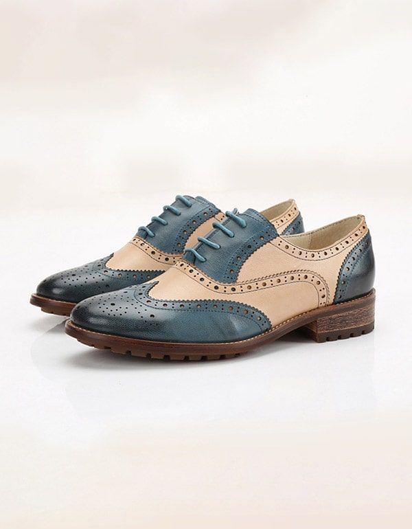 Chaussures Oxford Brock Pour Femmes De Style Britannique