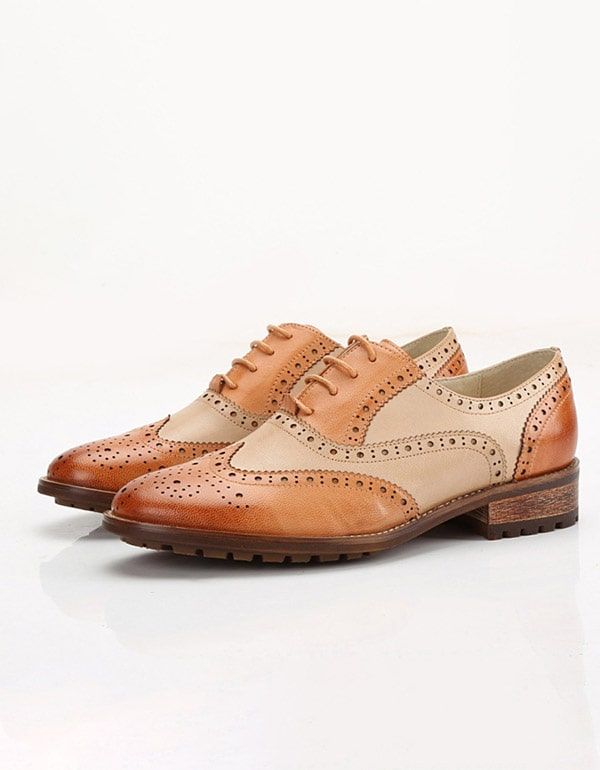 Chaussures Oxford Brock Pour Femmes De Style Britannique