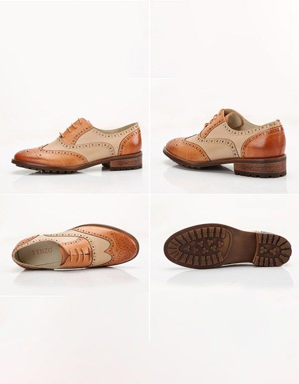 Chaussures Oxford Brock Pour Femmes De Style Britannique