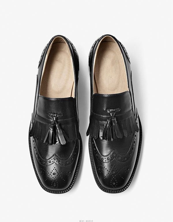 Glands En Cuir Véritable British Brock Oxford