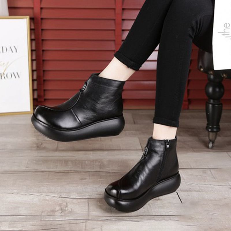 Plate-forme Bottes Rétro Imperméables Femmes | Chaussures Cadeaux