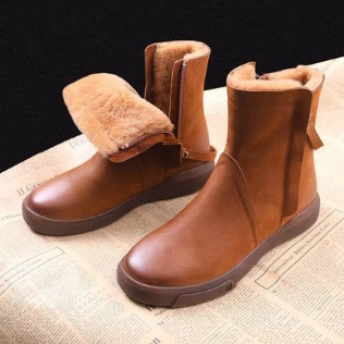 Bottes D'hiver Décontractées En Coton Épais | Chaussures Cadeaux 34-42