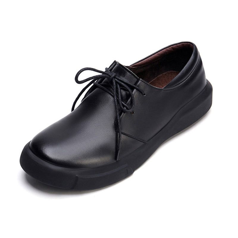 Chaussures Femme Grande Taille À Lacets Noir | 35-41