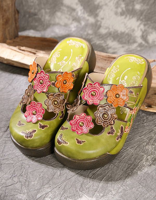 Summer Platform Retro Ethnic Chaussons 35-42