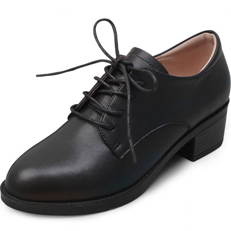 Chaussures Plates Rétro En Cuir De Style Britannique | Chaussures Cadeaux