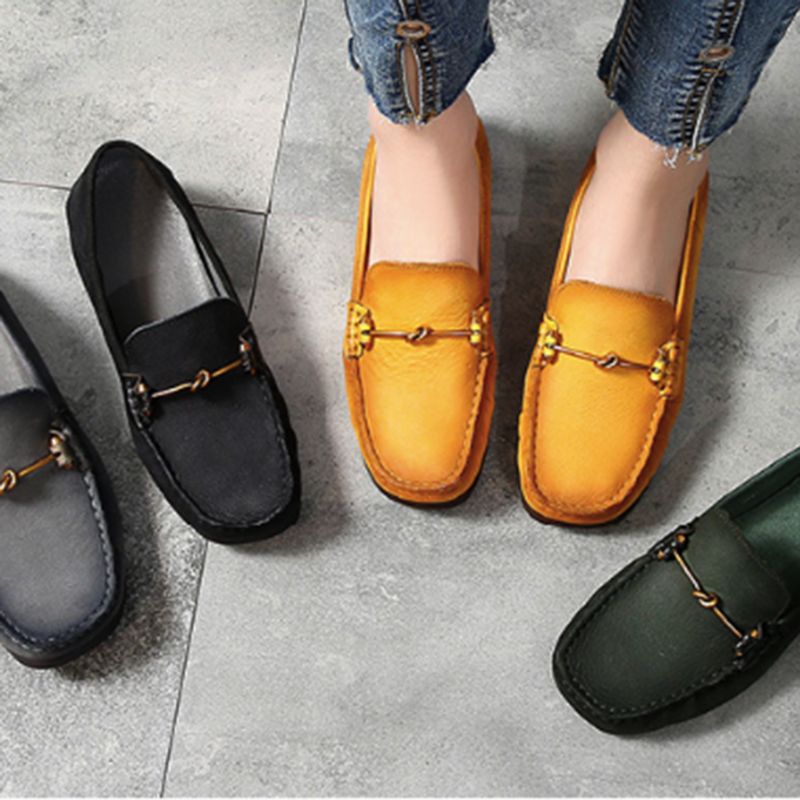 Mocassins Plats Simples Et Confortables