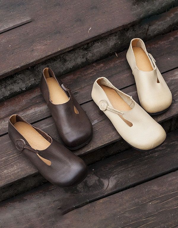 Retro Slip On Comfort Appartements Pour Femmes