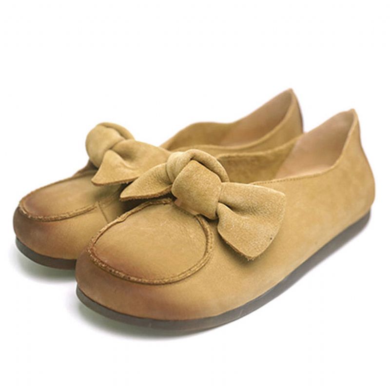 Soft Sole Bow Casual Femme Plat