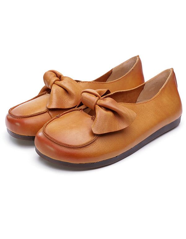 Soft Sole Bow Casual Femme Plat