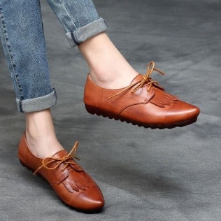 Spring Handsome Pointed Soft British Style Flats | Chaussures Cadeaux