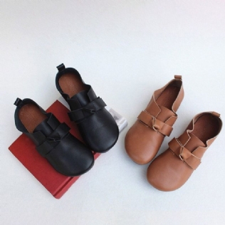 Spring Leather Bowknot Cute Flats 35-41