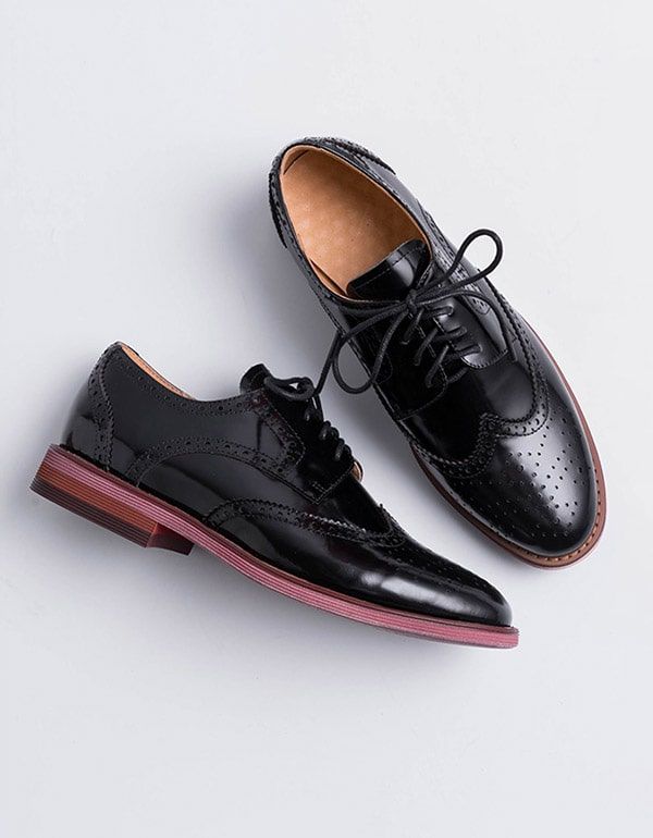 Chaussures Oxford Britanniques Vintage Brock Pour Femmes