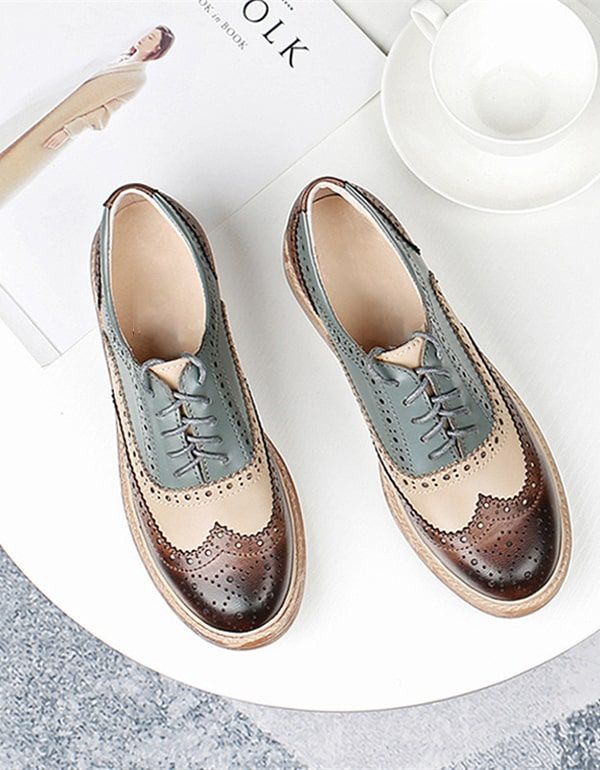 Chaussures Oxford De Style Britannique Brock Pour Femmes