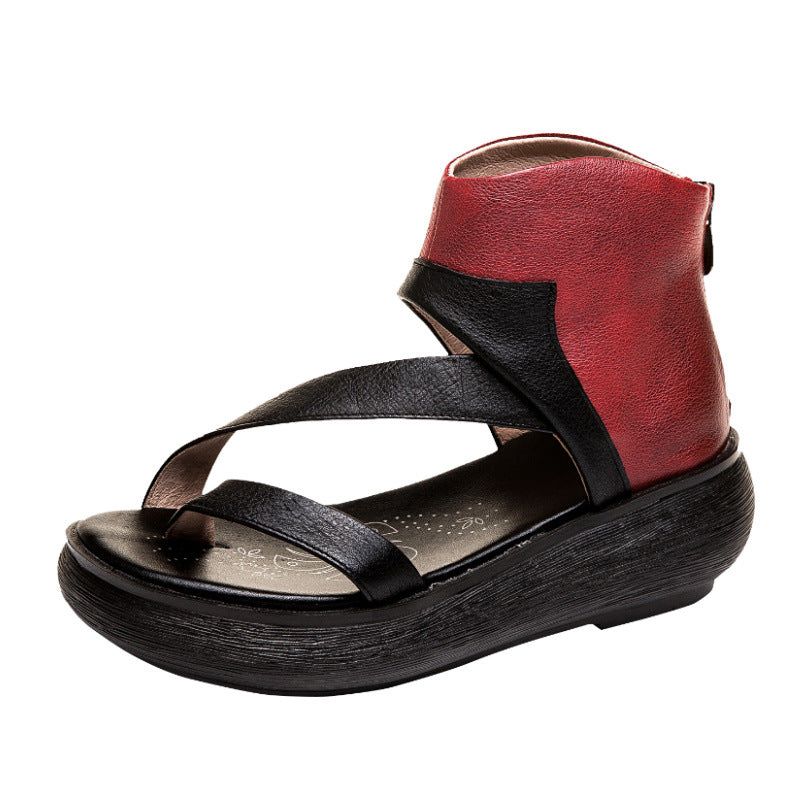 Summer Wedge Retro Fashion Strap Sandales