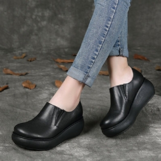 Wedge Simple Retro Chaussures Pour Femmes